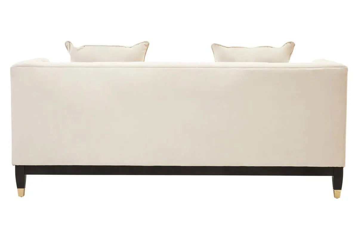 Sirella 2 Seat Ivory Fabric Sofa Sofa