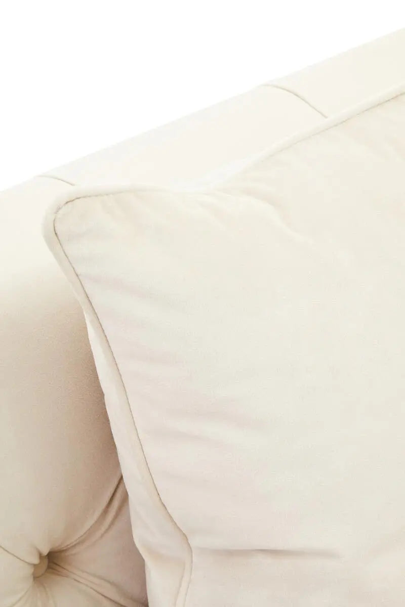 Sirella 2 Seat Ivory Fabric Sofa Sofa