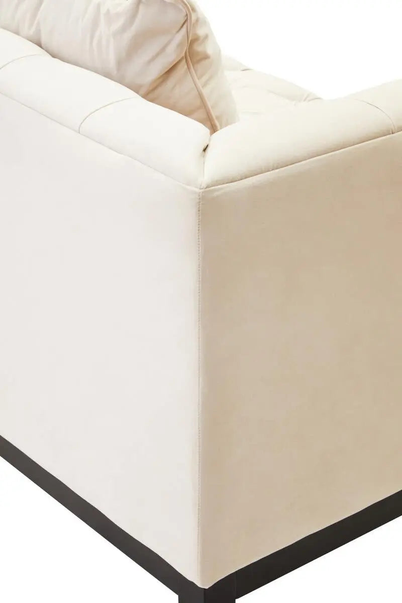 Sirella 2 Seat Ivory Fabric Sofa Sofa