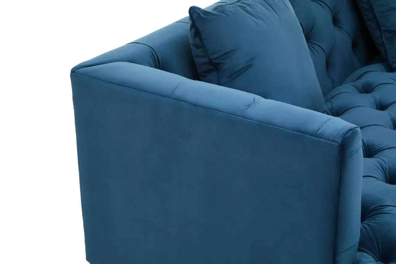 Sirella 2 Seat Navy Fabric Sofa Sofa