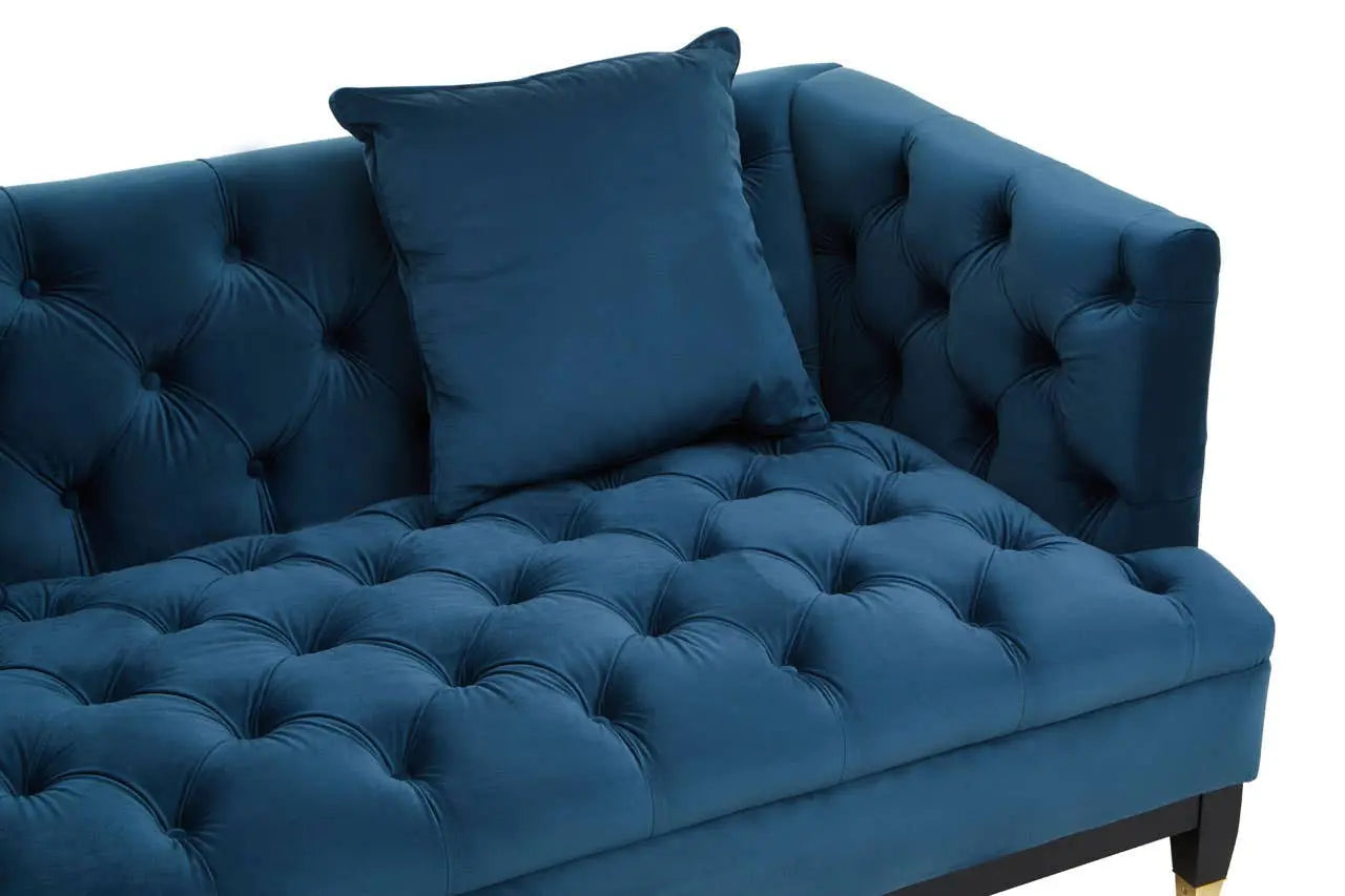 Sirella 2 Seat Navy Fabric Sofa Sofa