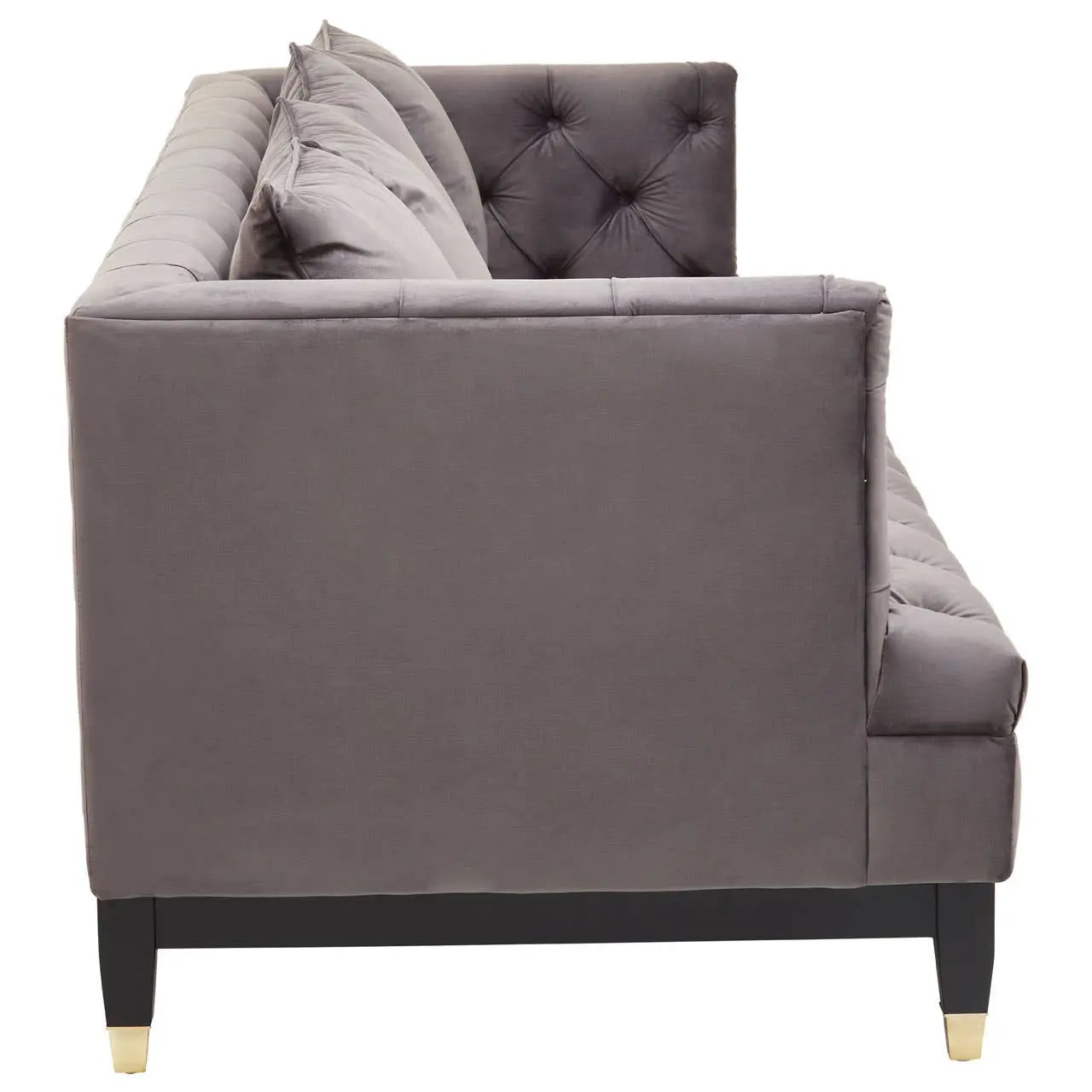 Sirella 3 Seat Viola Pirate Grey Fabric Sofa Sofa