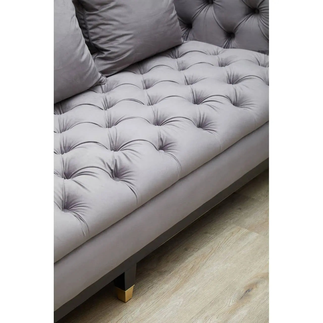Sirella 3 Seat Viola Pirate Grey Fabric Sofa Sofa