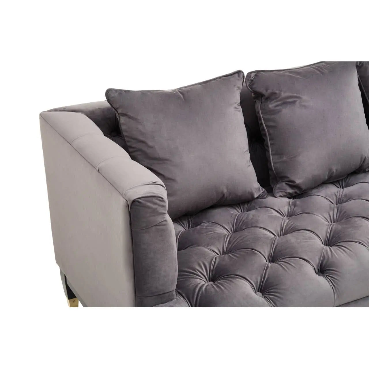 Sirella 3 Seat Viola Pirate Grey Fabric Sofa Sofa