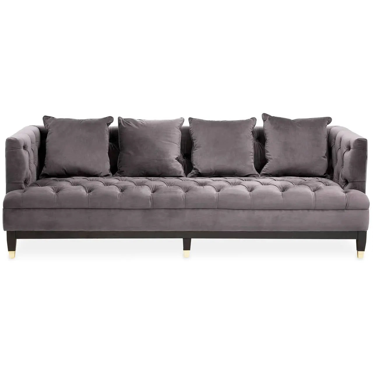 Sirella 3 Seat Viola Pirate Grey Fabric Sofa Sofa