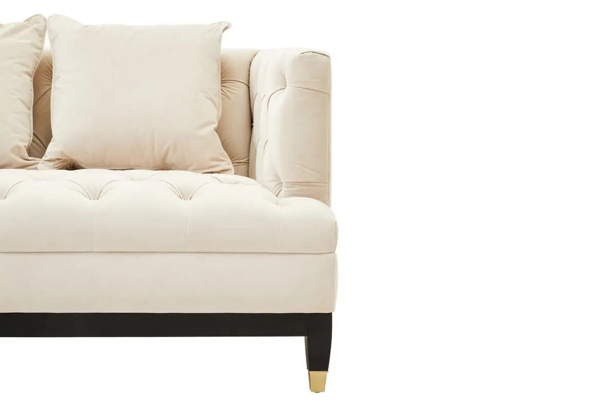 Sirella 3 Seat Viola Sand Fabric Sofa Sofa