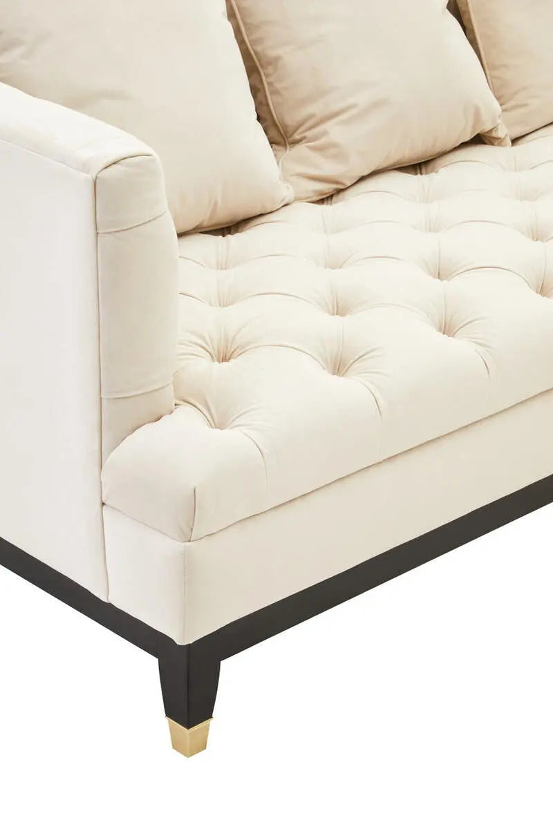 Sirella 3 Seat Viola Sand Fabric Sofa Sofa