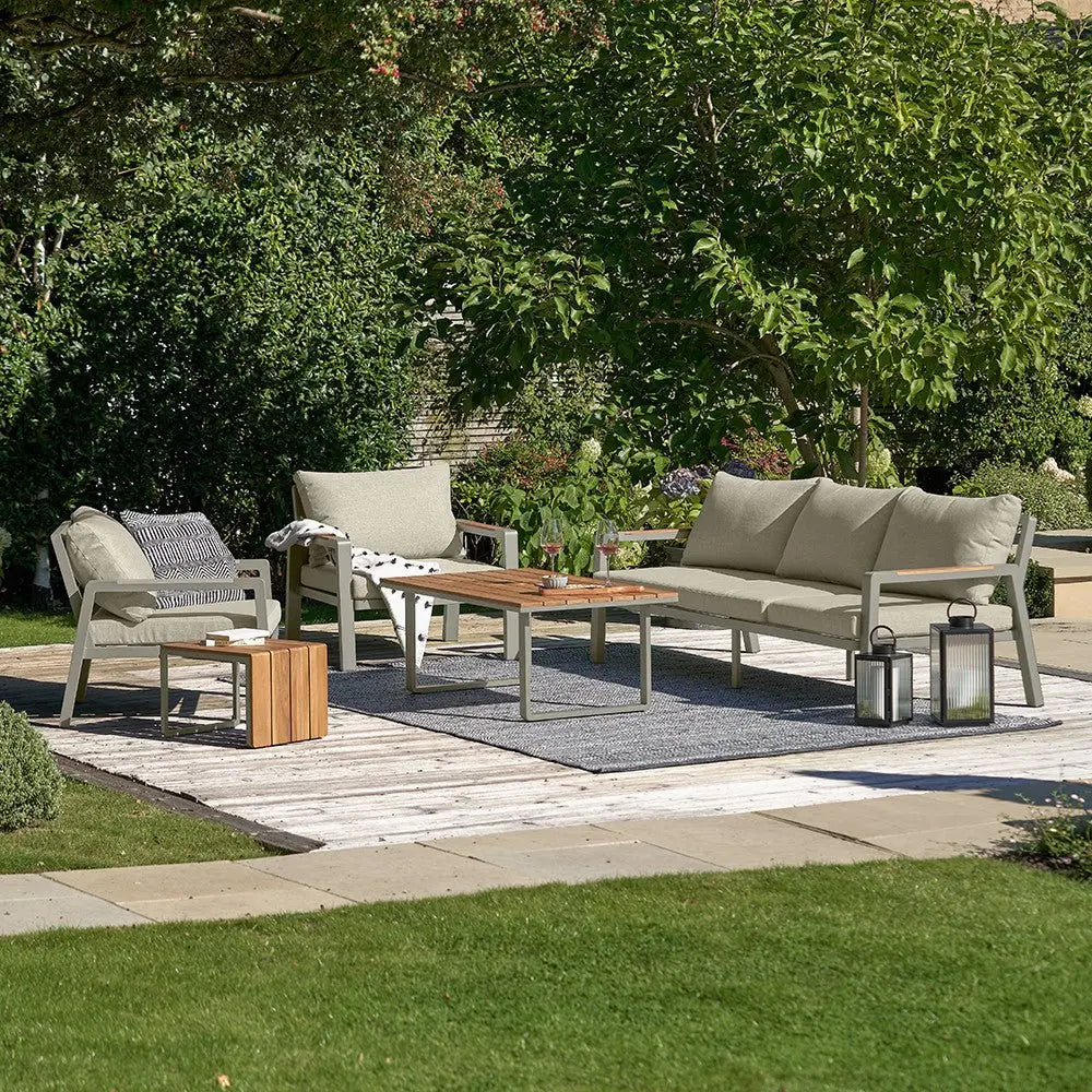 Stockholm Limestone Outdoor Seating Set - Pacific Lifestyle Outdoor Lounge Sets
