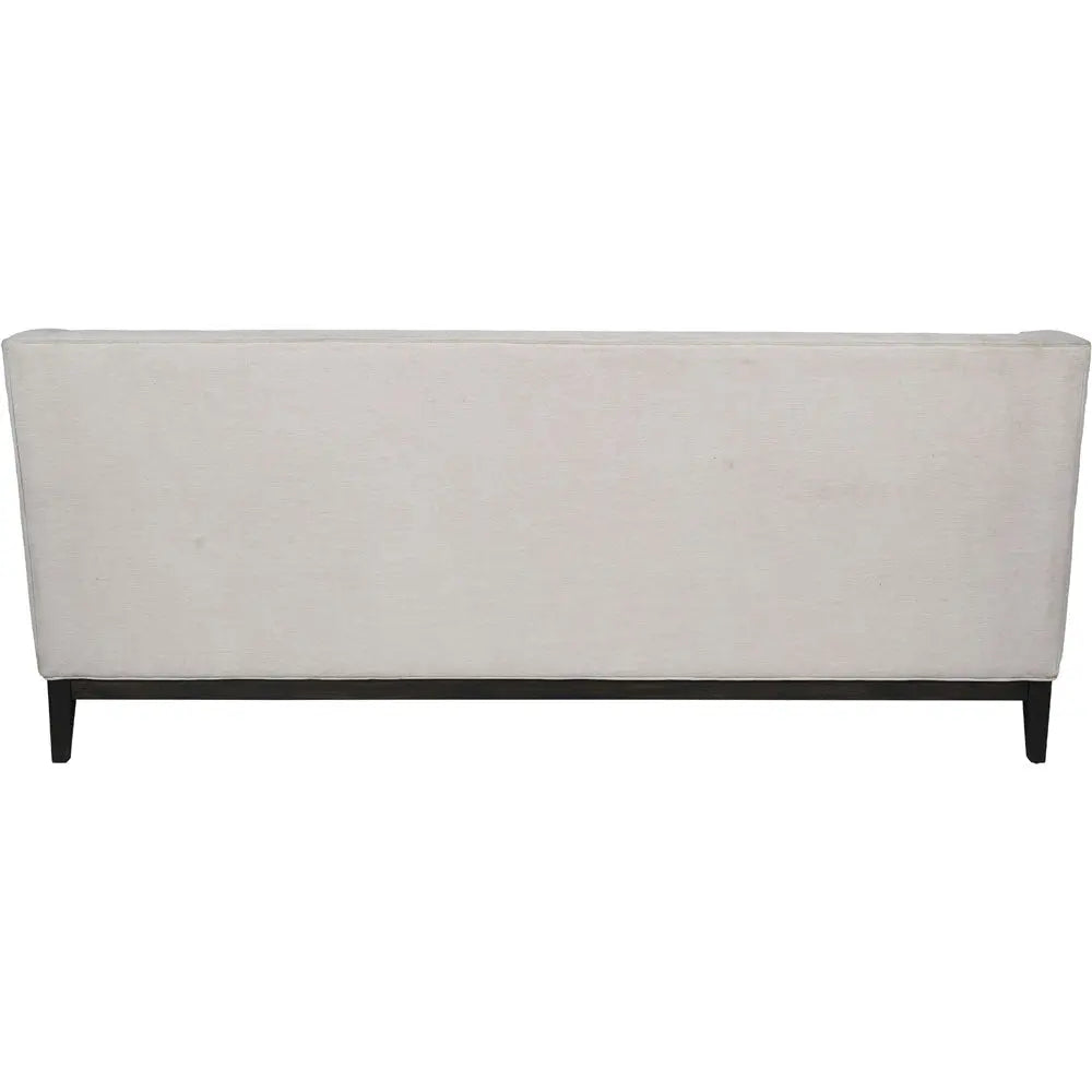 Theodorus Buttoned Sofa in Ivory Fabric 200cm