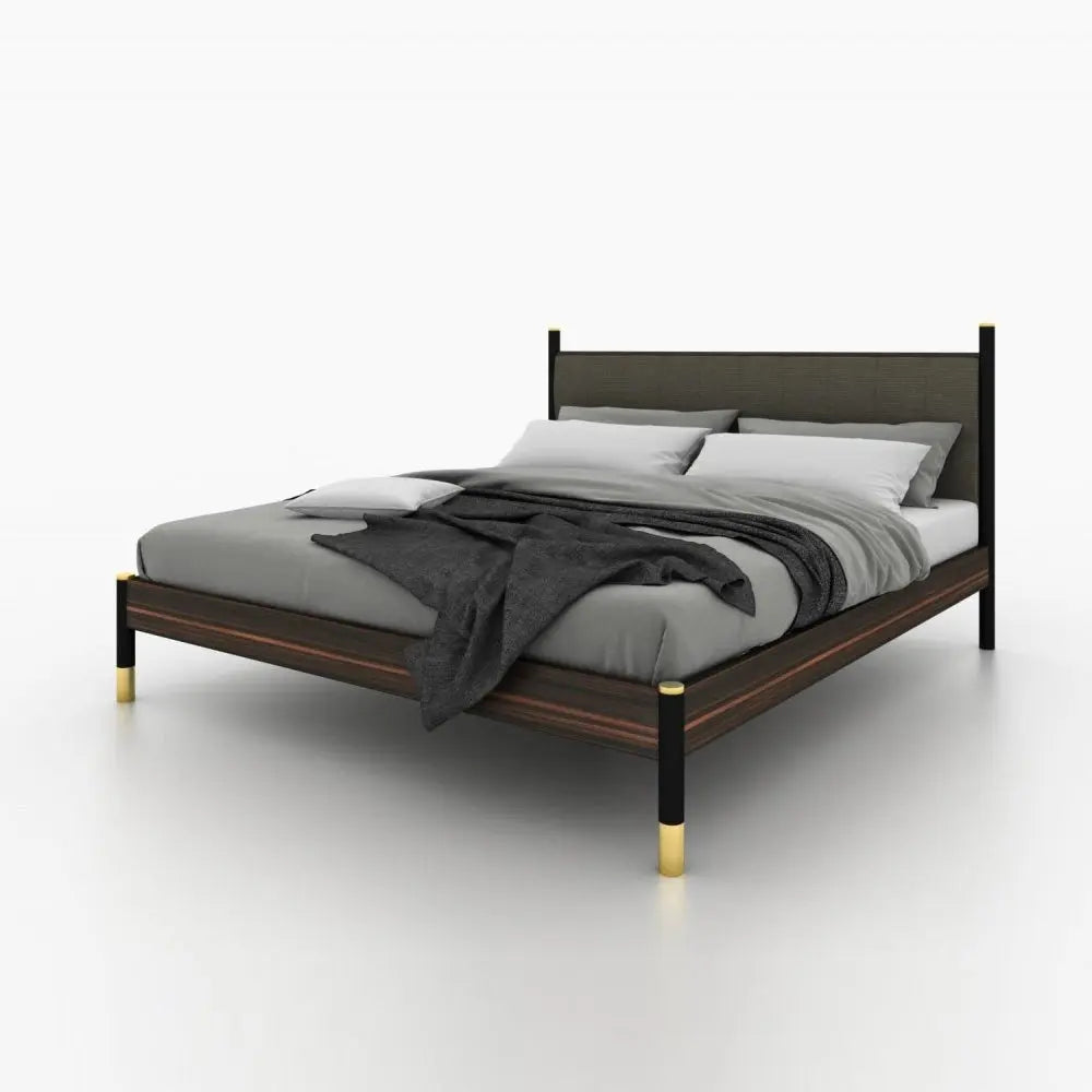 Twenty10 Design Bali Kingsize Bedframe - Ebony Nicholas John Interiors