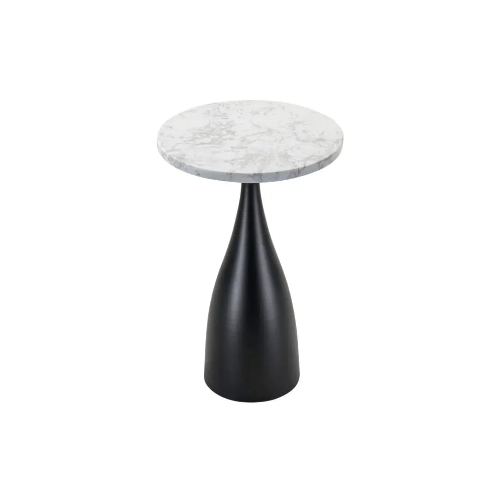 Twenty10 Design Black and White Marble Hazel Lamp Table Nicholas John Interiors