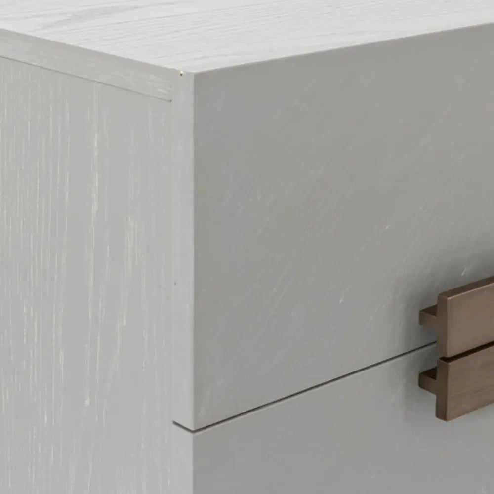 Twenty10 Design Lilly 4 Drawer Tallboy - Grey Nicholas John Interiors