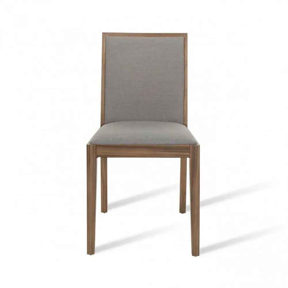 Twenty10 Design Lotus Dining Chair in Walnut/Grey Set of 2 Dining Chair