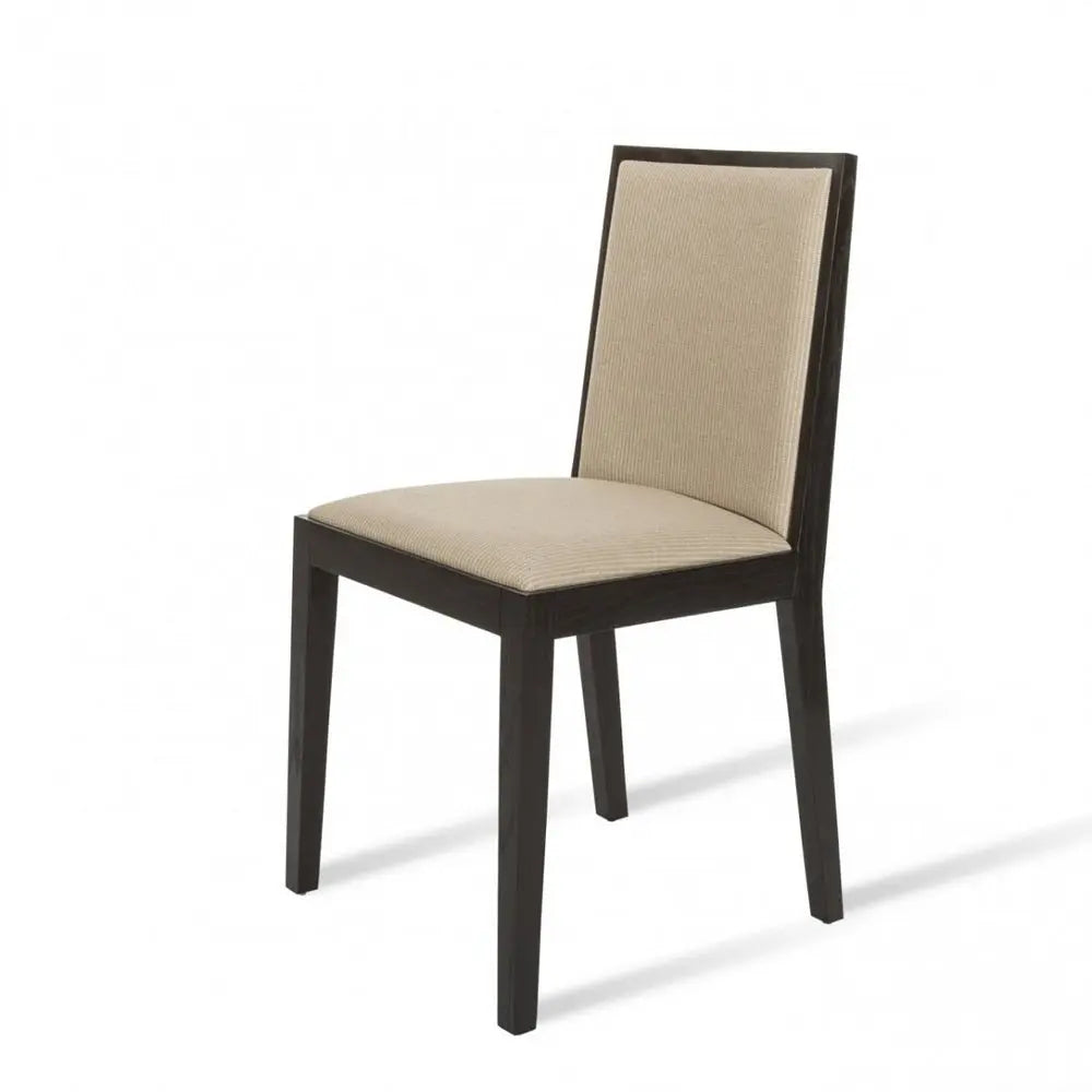 Twenty10 Design Lotus Dining Chair in Wenge/Beige Set of 2 Dining Chair