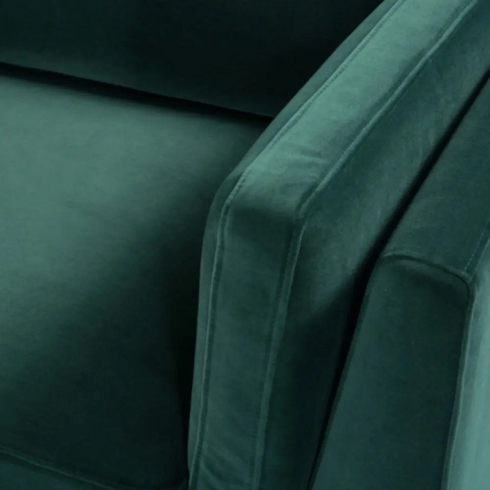 Twenty10 Design Mickey 2 Seat Sofa - Emerald Green Velvet