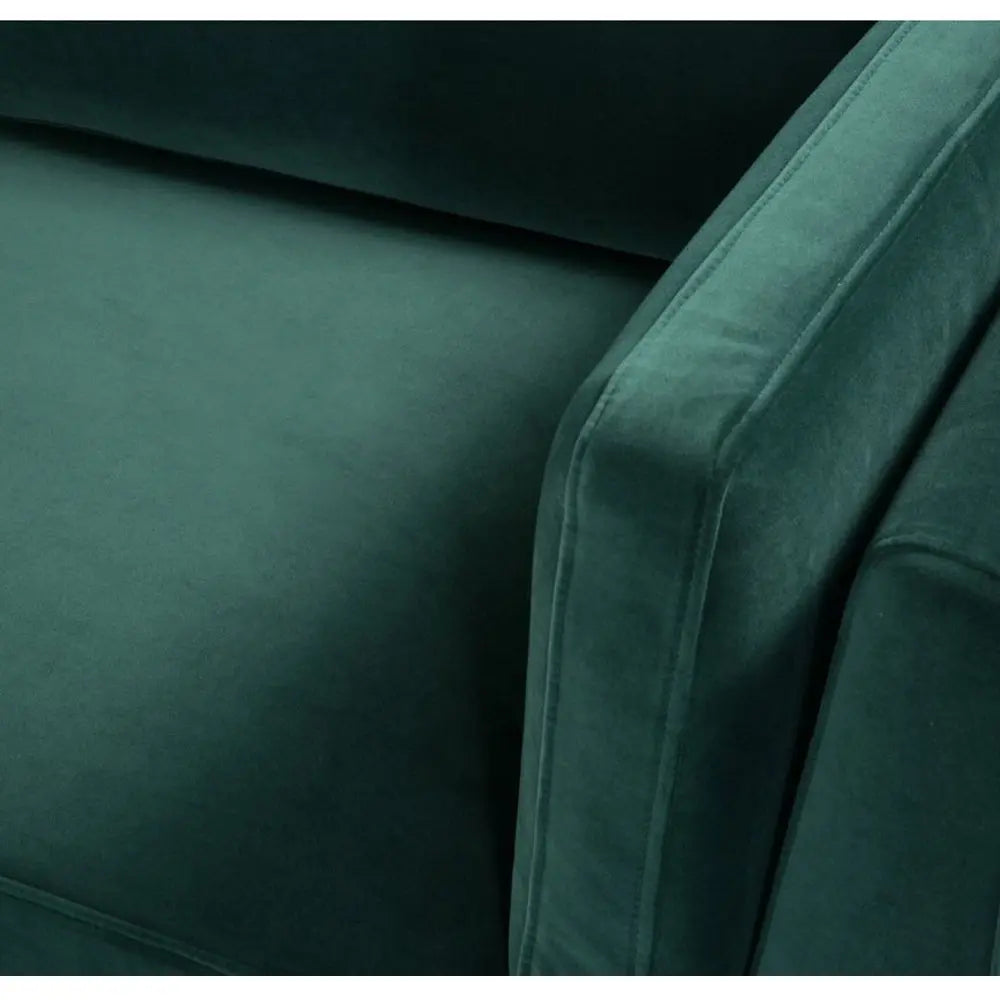 Twenty10 Design Mickey 3 Seat Sofa - Emerald Green Velvet