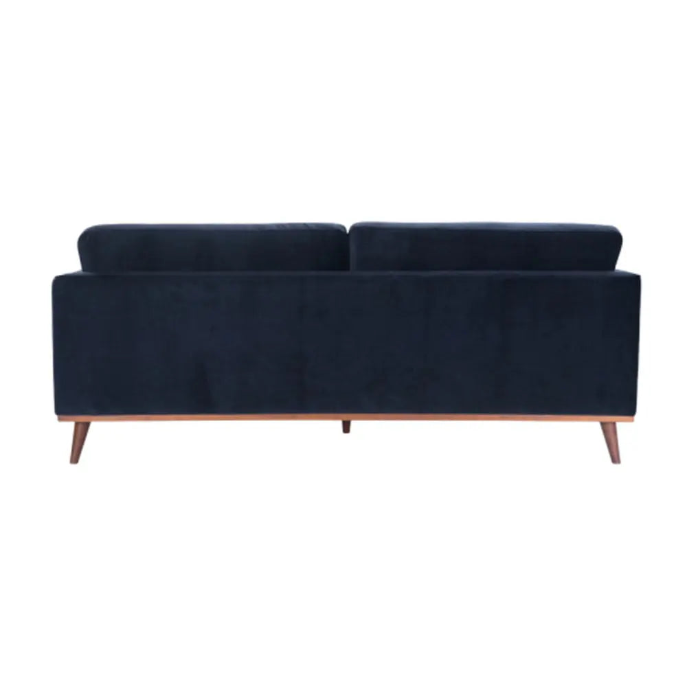 Twenty10 Design Mickey 3 Seat Sofa - Midnight Blue Velvet