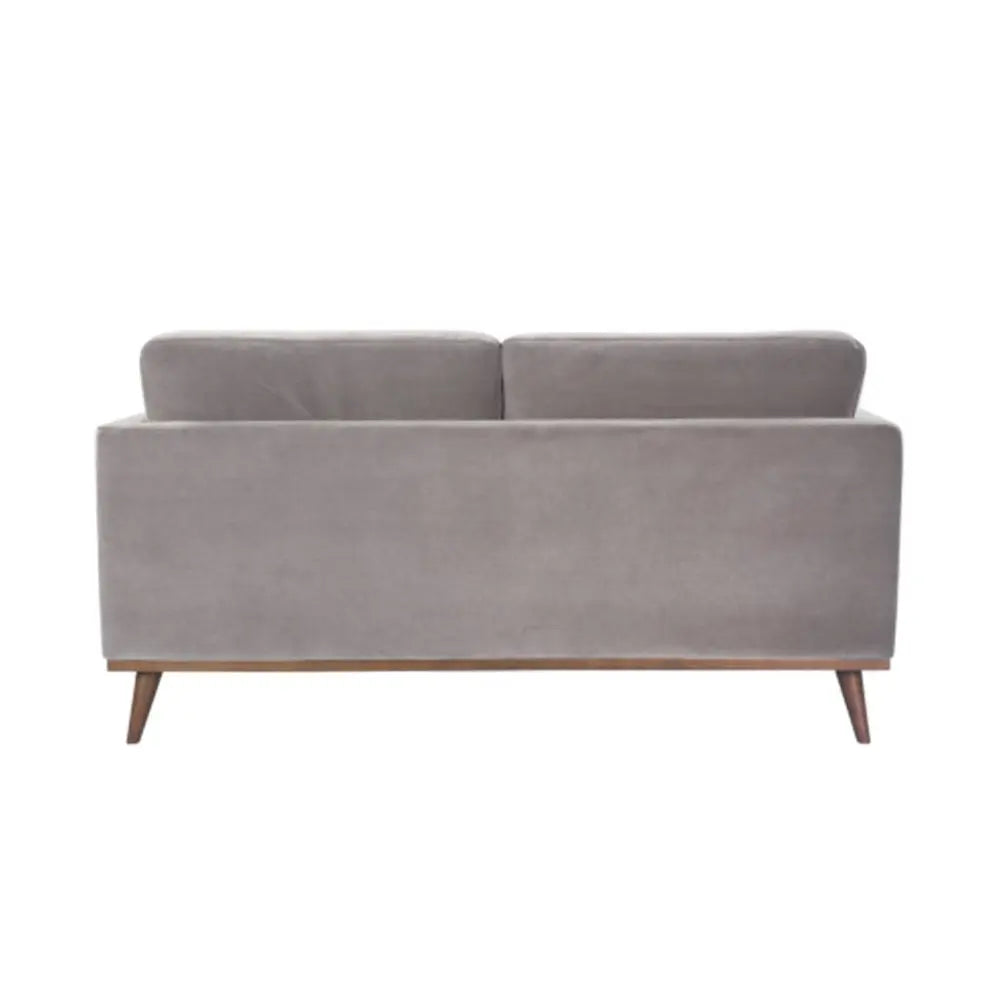 Twenty10 Design Mickey 3 Seat Sofa - Stone Grey Velvet