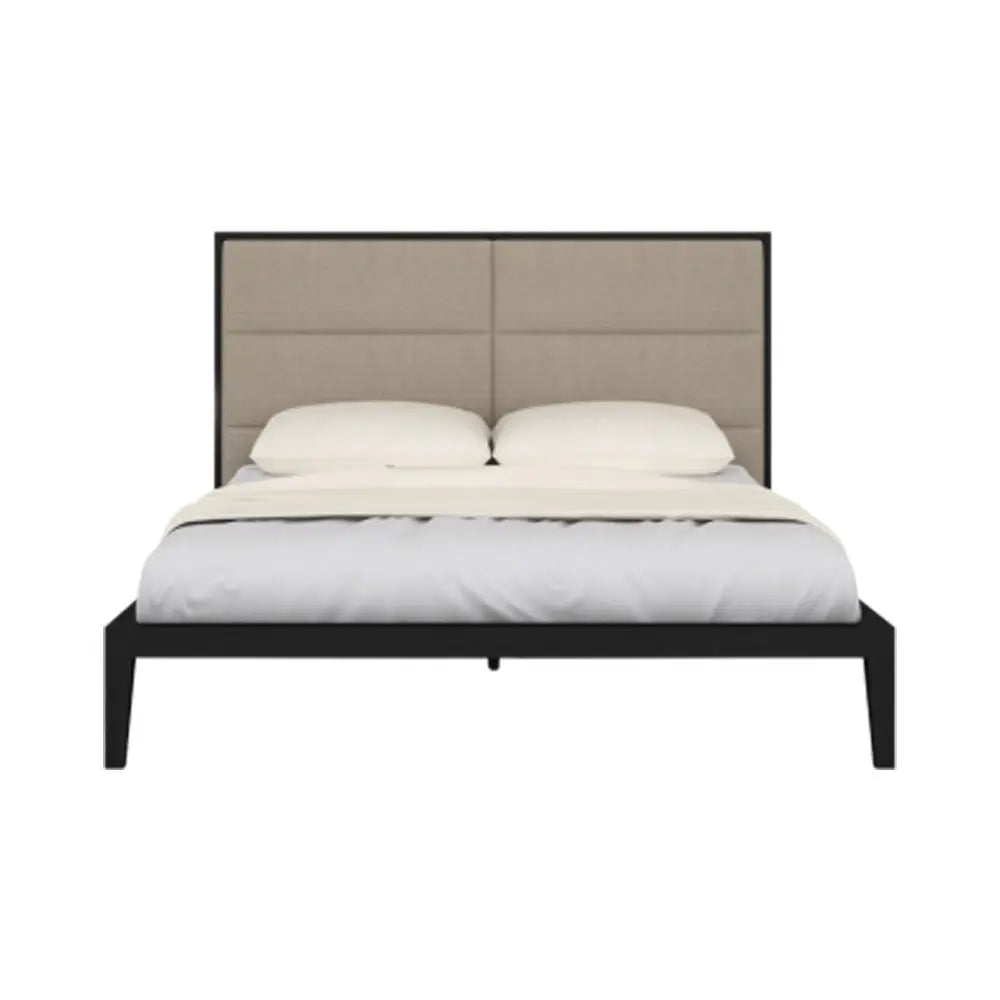 Twenty10 Design Orchid Bed in Wenge with Beige Fabric - Kingsize