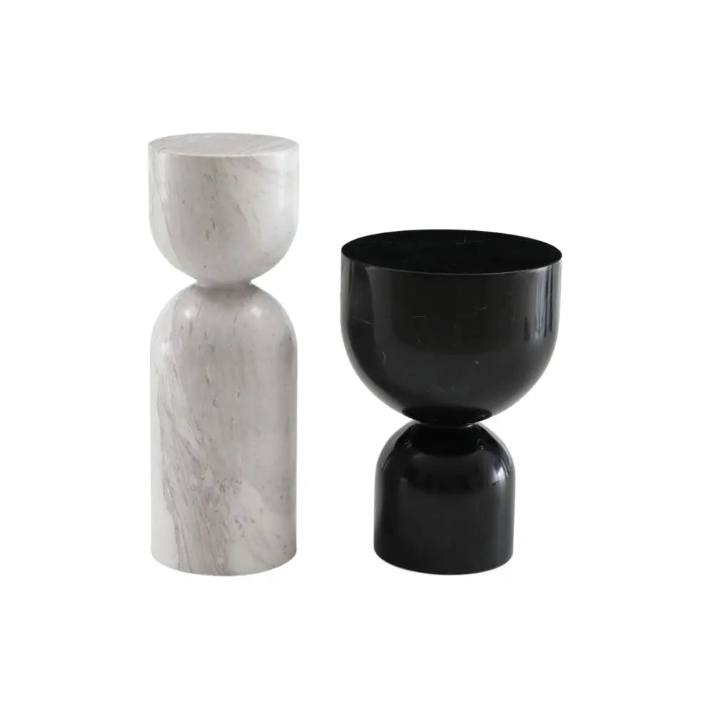 Twenty10 Design Pepper Lamp Table - Black Marble