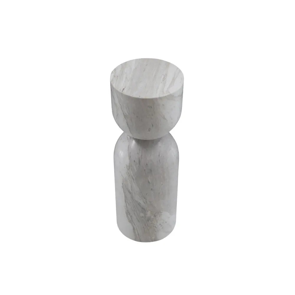 Twenty10 Design Salt Lamp Table - White Marble