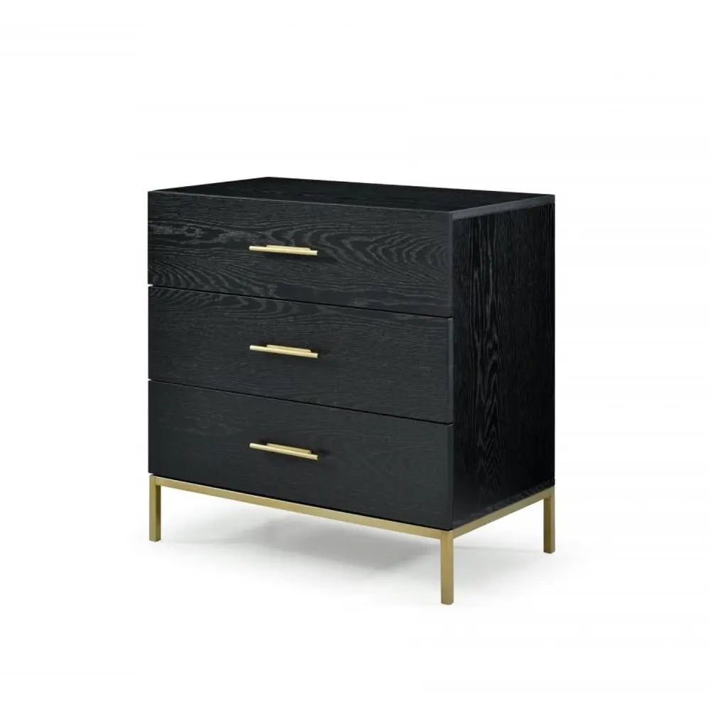 Twenty10 Design Tulip Black Oak Drawer Chest Chest of Drawers