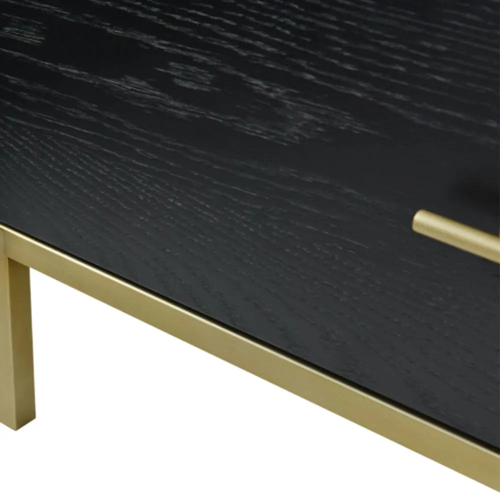 Twenty10 Design Tulip Black Oak Drawer Chest Chest of Drawers