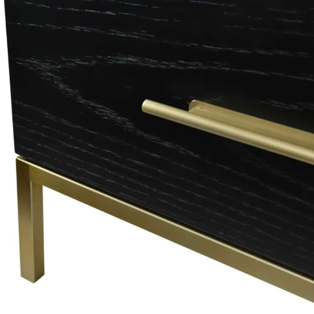 Twenty10 Design Tulip Black Oak Tall Chest Chest of Drawers