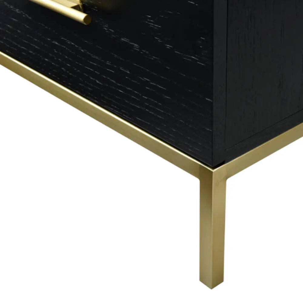 Twenty10 Design Tulip Black Oak Tall Chest Chest of Drawers