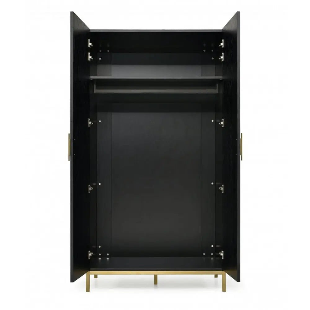 Twenty10 Design Tulip Black Oak Wardrobe