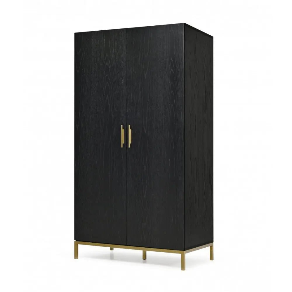 Twenty10 Design Tulip Black Oak Wardrobe