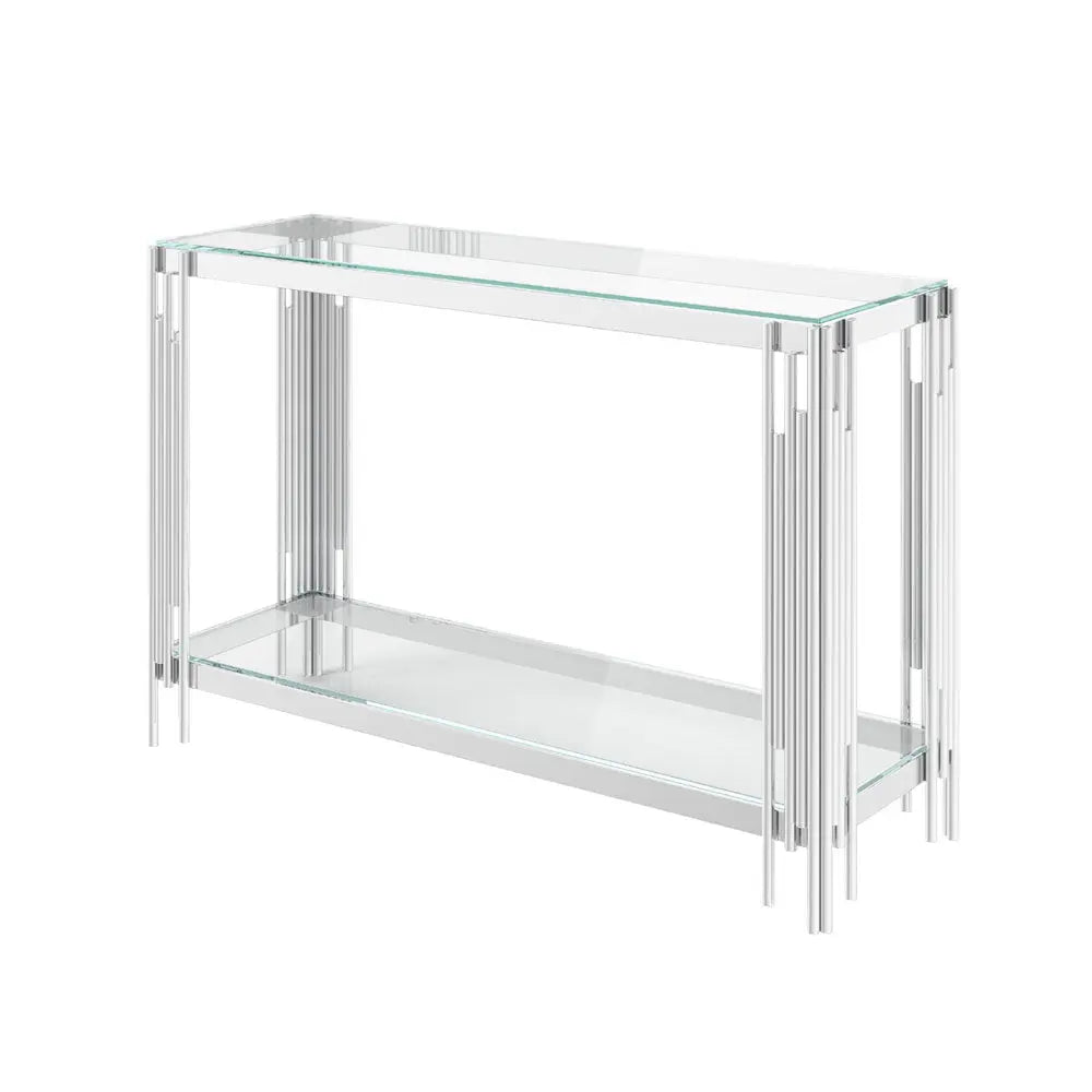 Vasa Clear Glass Console Table Console Table
