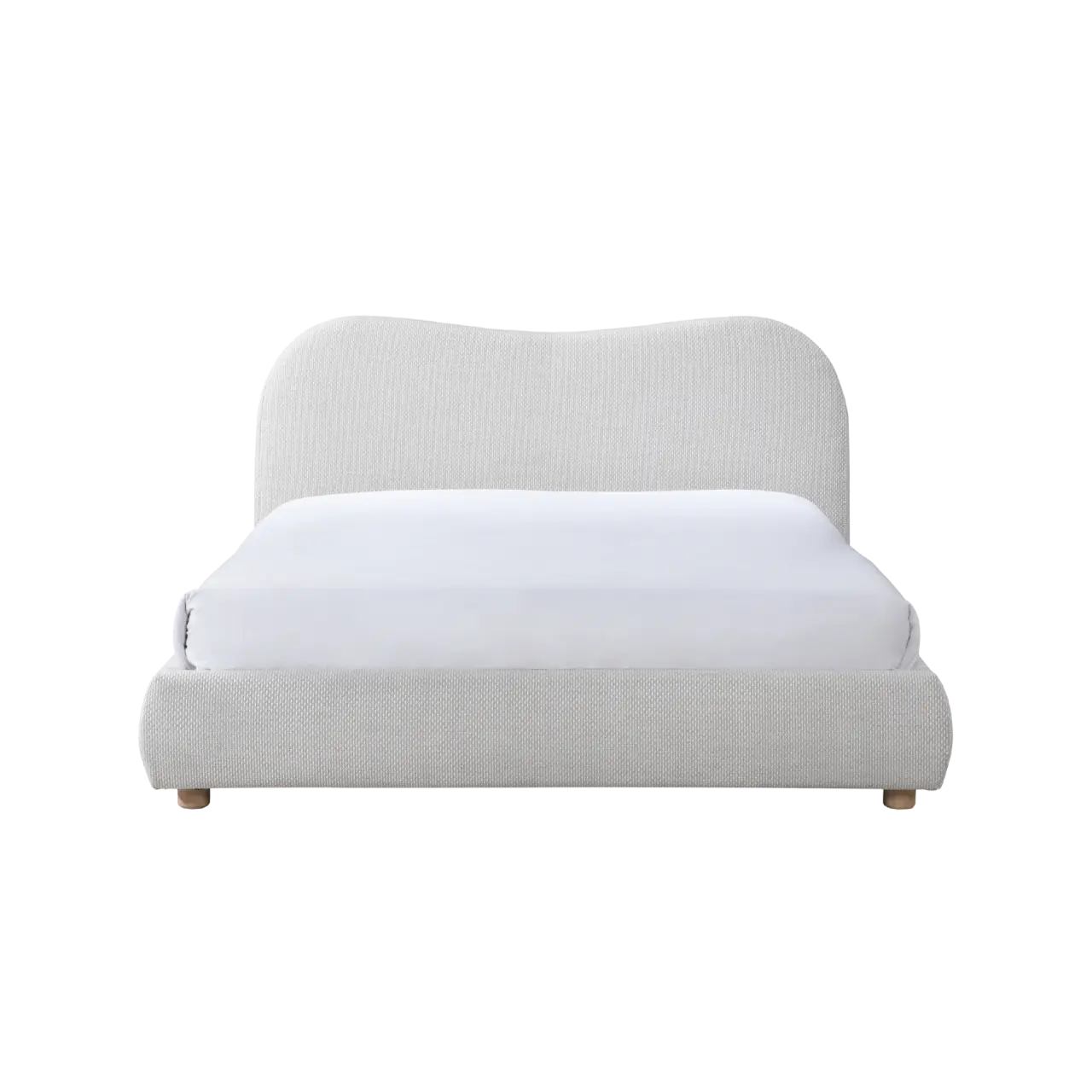 Twenty10 Design Wave Bed in Natural Weave  Nicholas John Interiors