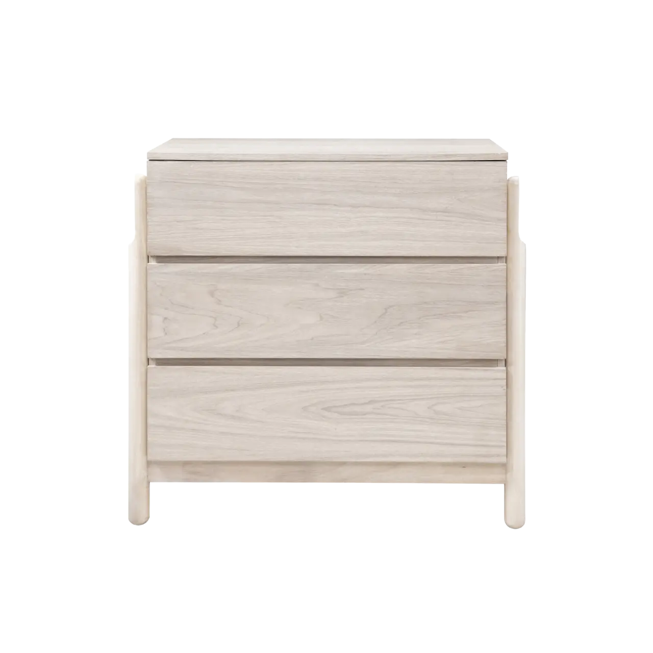 Twenty10 Design Whisper 3 Drawer Chest in Oak White Wash  Nicholas John Interiors