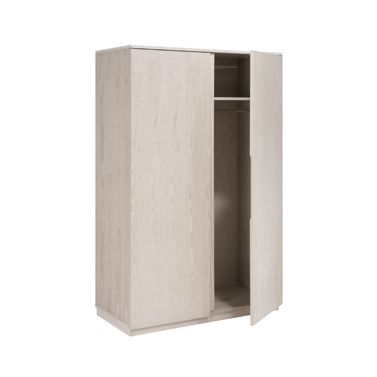 Twenty10 Design Whisper Wardrobe in Oak White Wash  Nicholas John Interiors