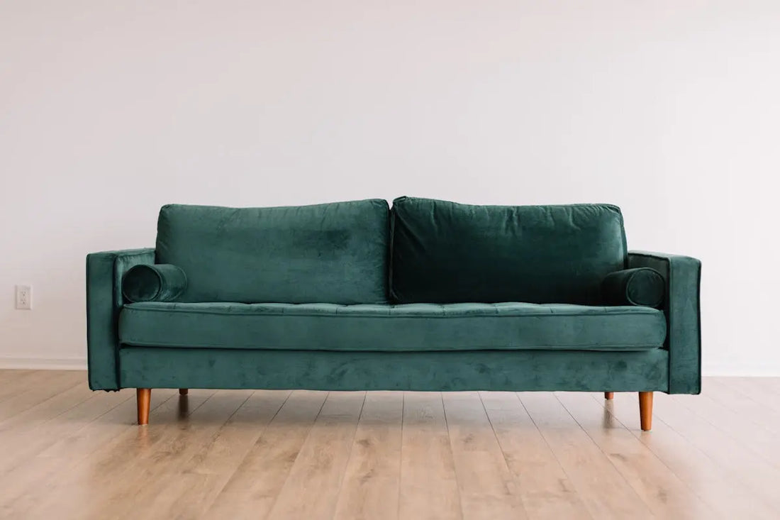 Luxury living room with designer sideboard and sofa