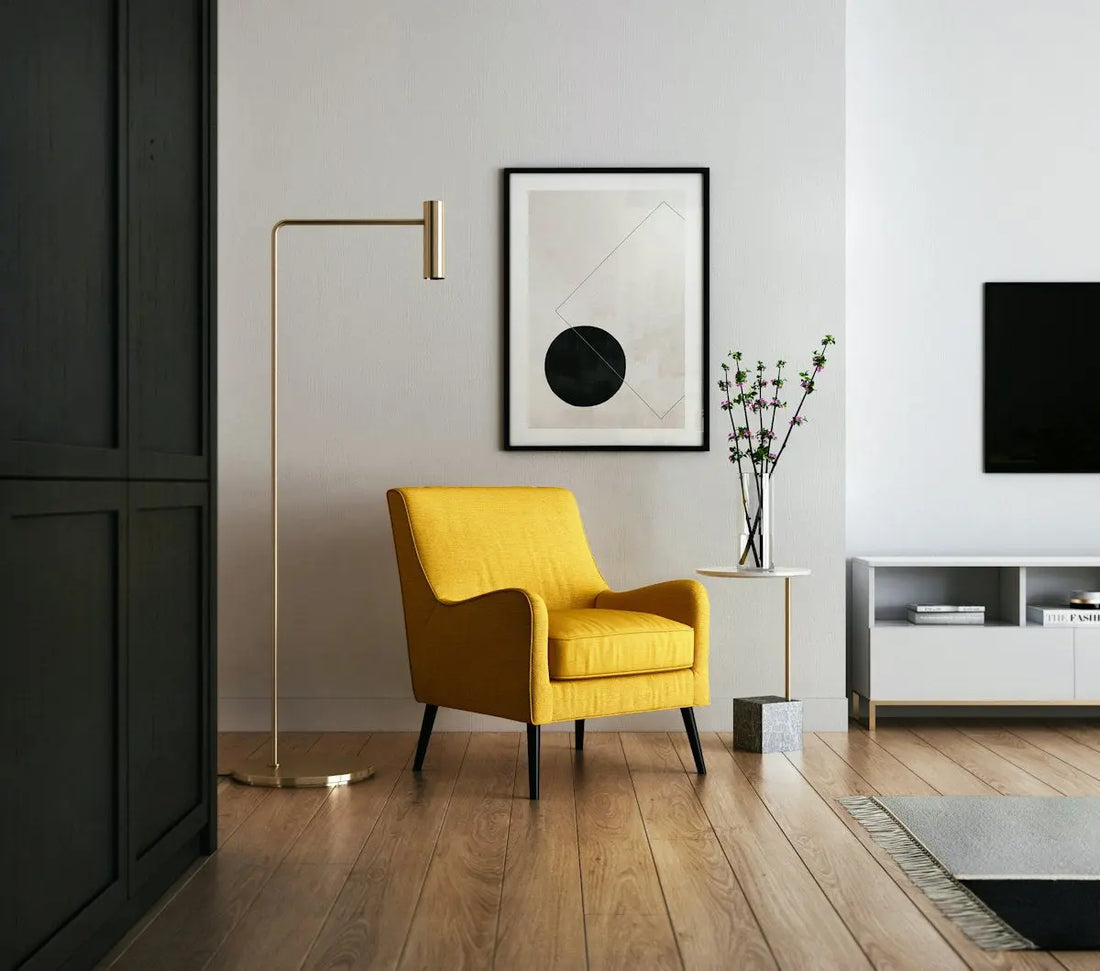 Luxury sideboard styled with lamps and accessories