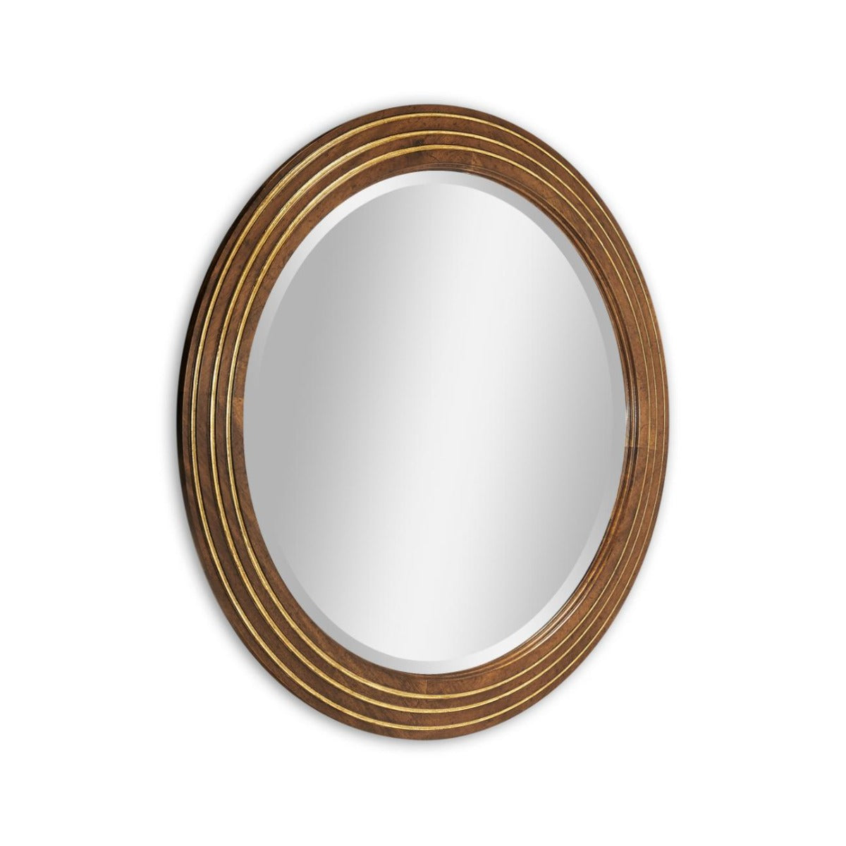 Jonathan Charles Circular Stepped Surround Mirror (Small Plain Glass)