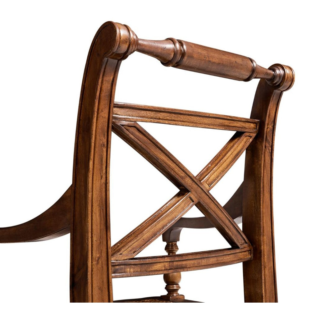 Jonathan Charles Dining Armchair Monarch with Cross Frame