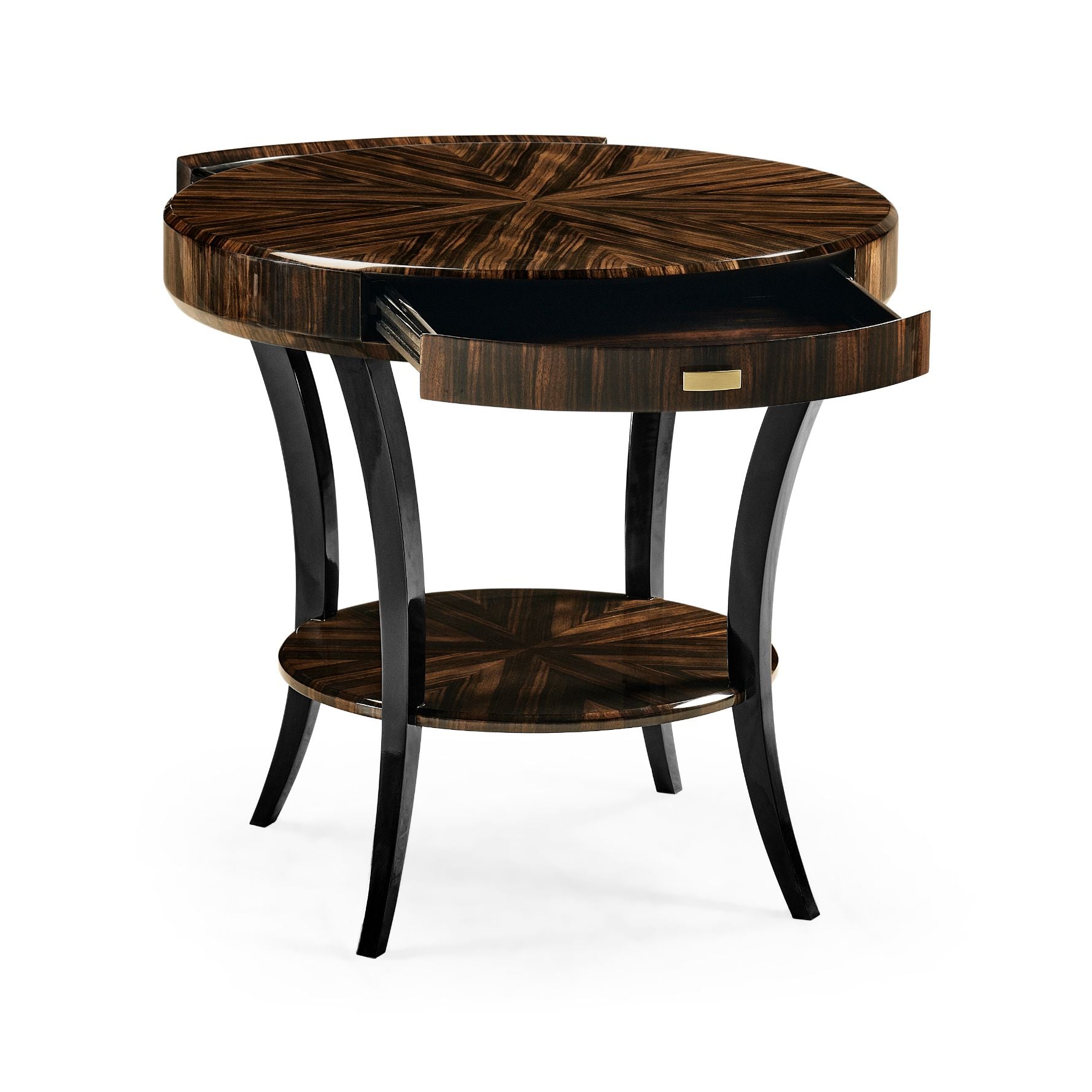Jonathan Charles Side Table with Drawer Lustre