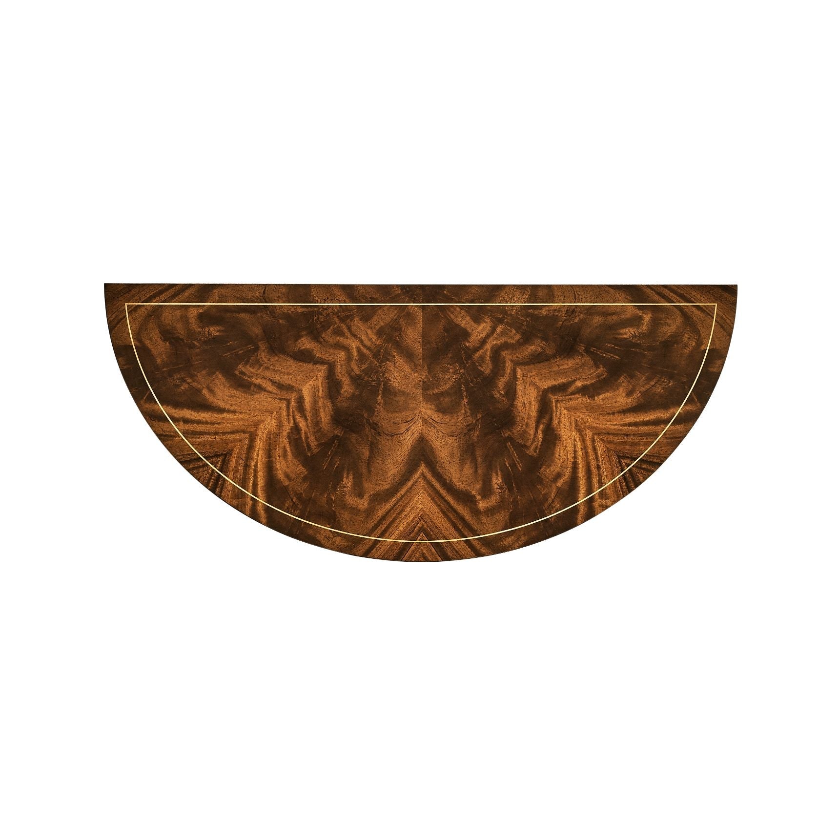Jonathan Charles Boxwood Stringing Demilune Console Table