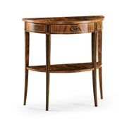 Jonathan Charles Boxwood Stringing Demilune Console Table