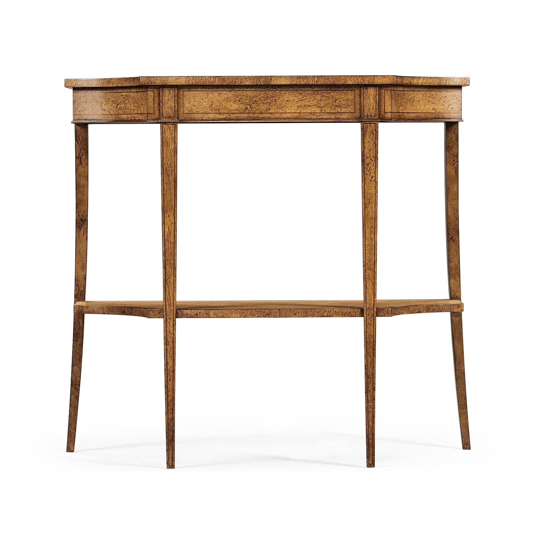 Jonathan Charles Biedermeier Console Table in Walnut - Small