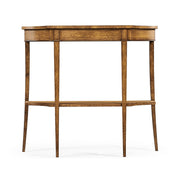 Jonathan Charles Biedermeier Console Table in Walnut - Small