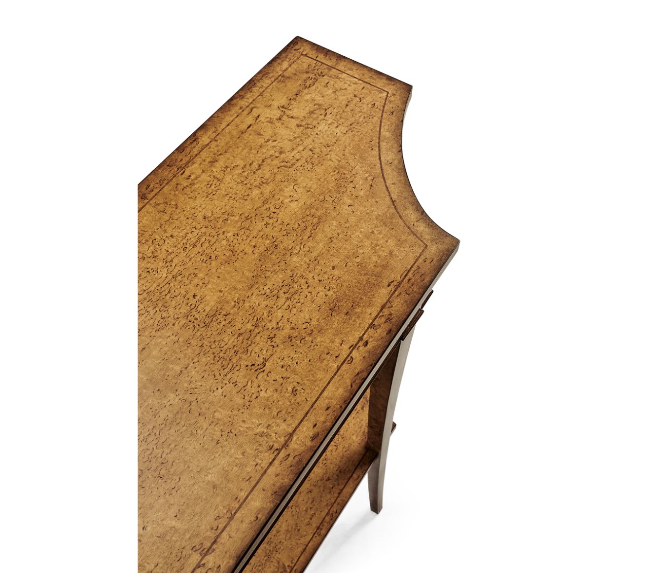 Jonathan Charles Biedermeier Console Table in Walnut - Small