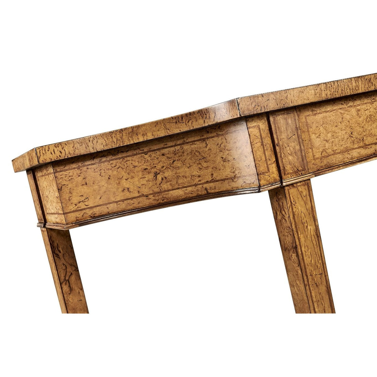 Jonathan Charles Biedermeier Console Table in Walnut - Small
