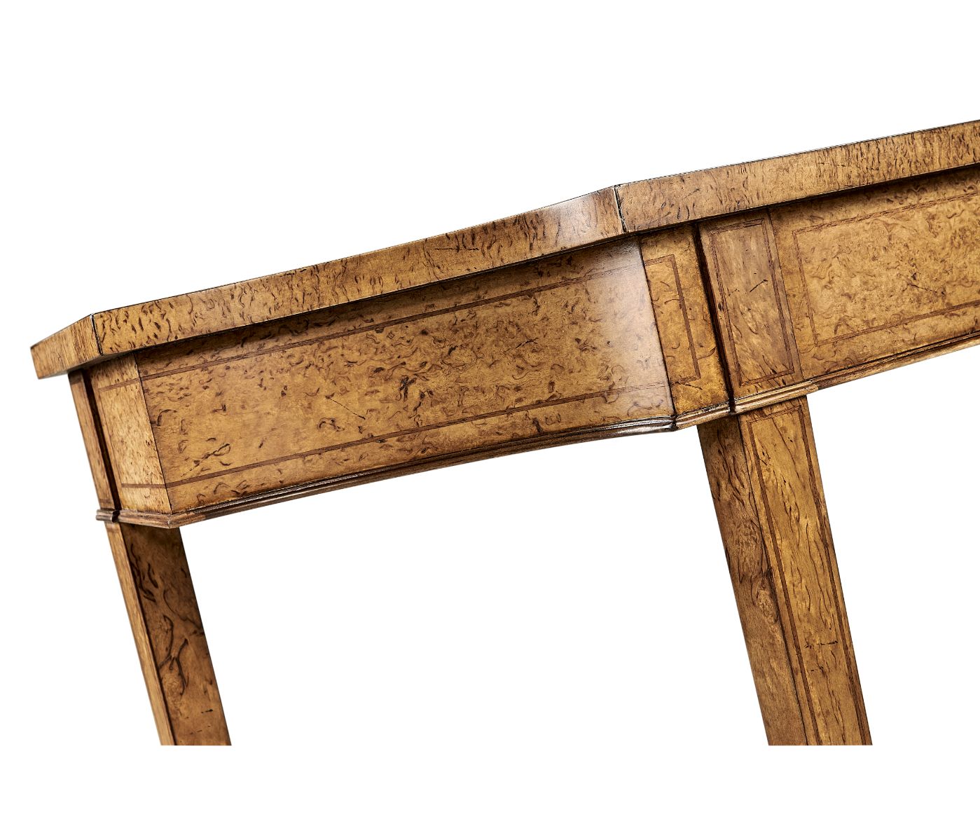 Jonathan Charles Biedermeier Console Table in Walnut - Small
