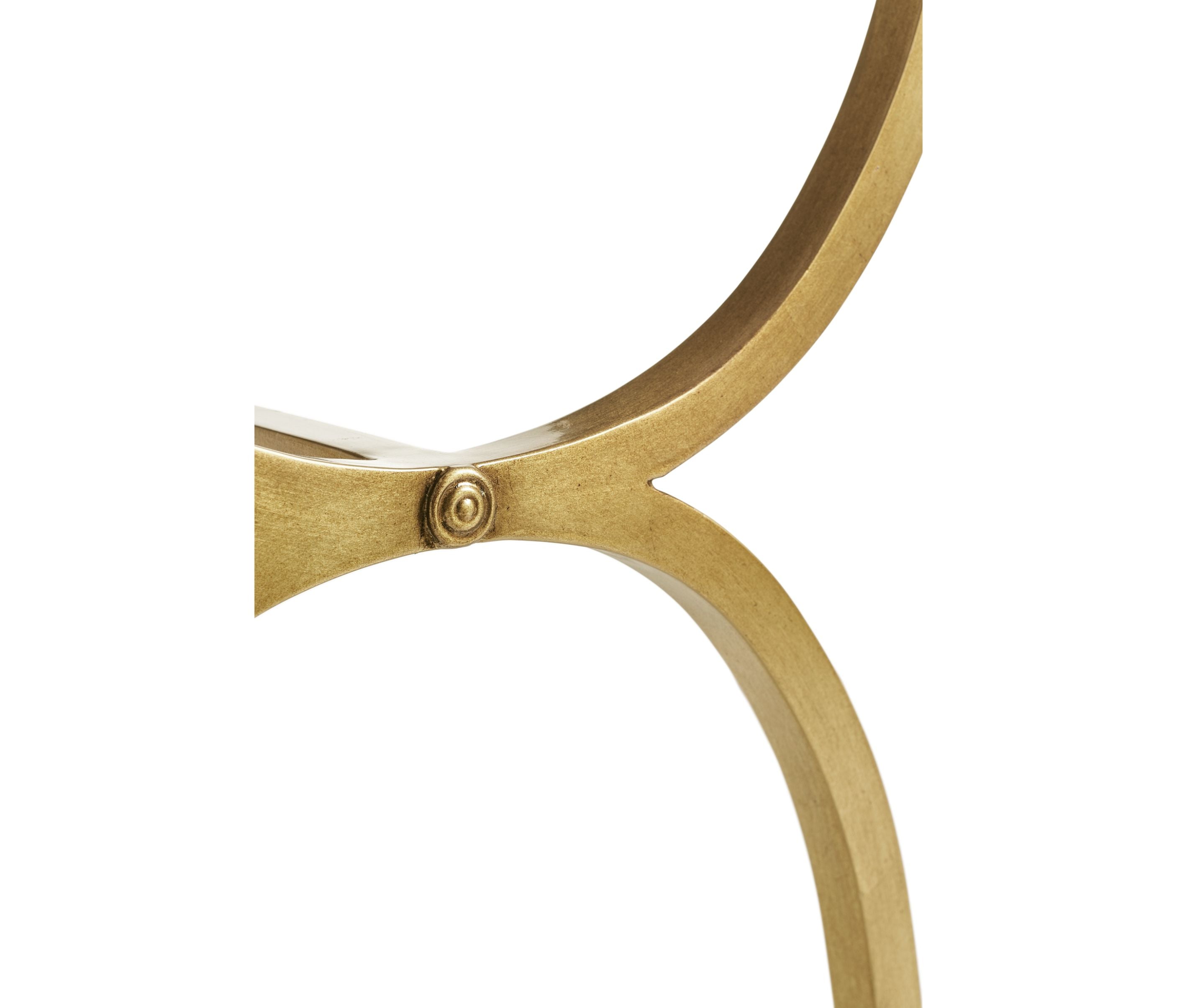 Jonathan Charles Side Table Horseshoe - Gilded