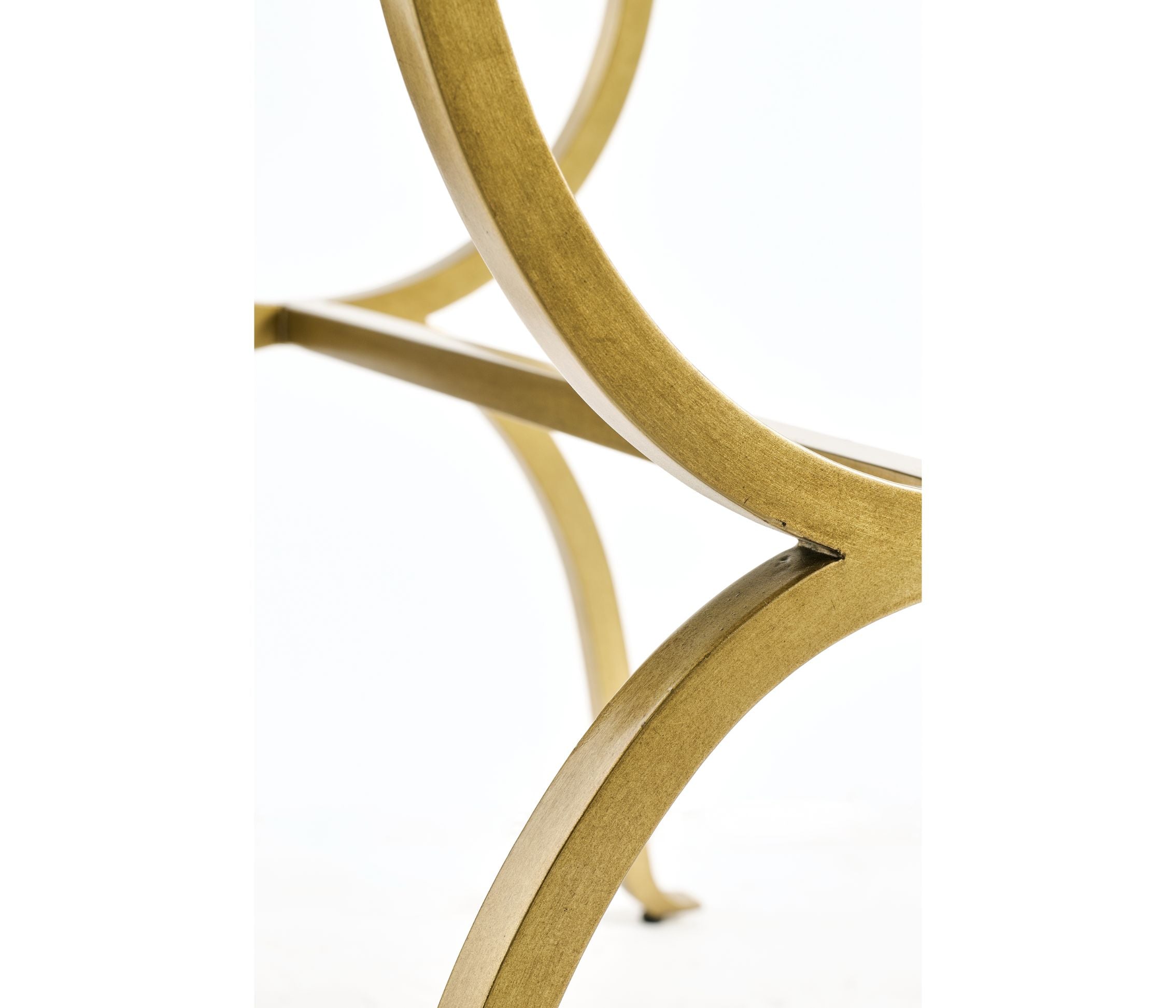 Jonathan Charles Side Table Horseshoe - Gilded