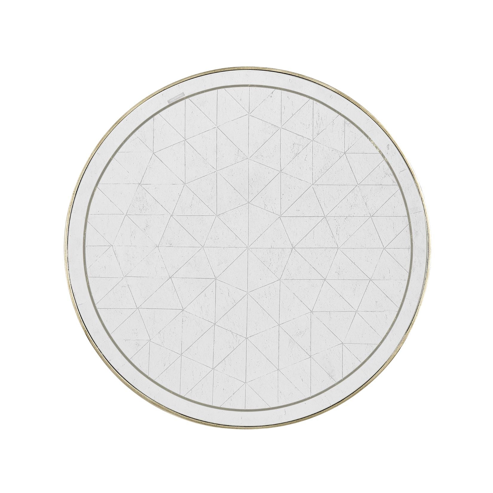 Jonathan Charles Round Nest of Tables Contemporary - Silver